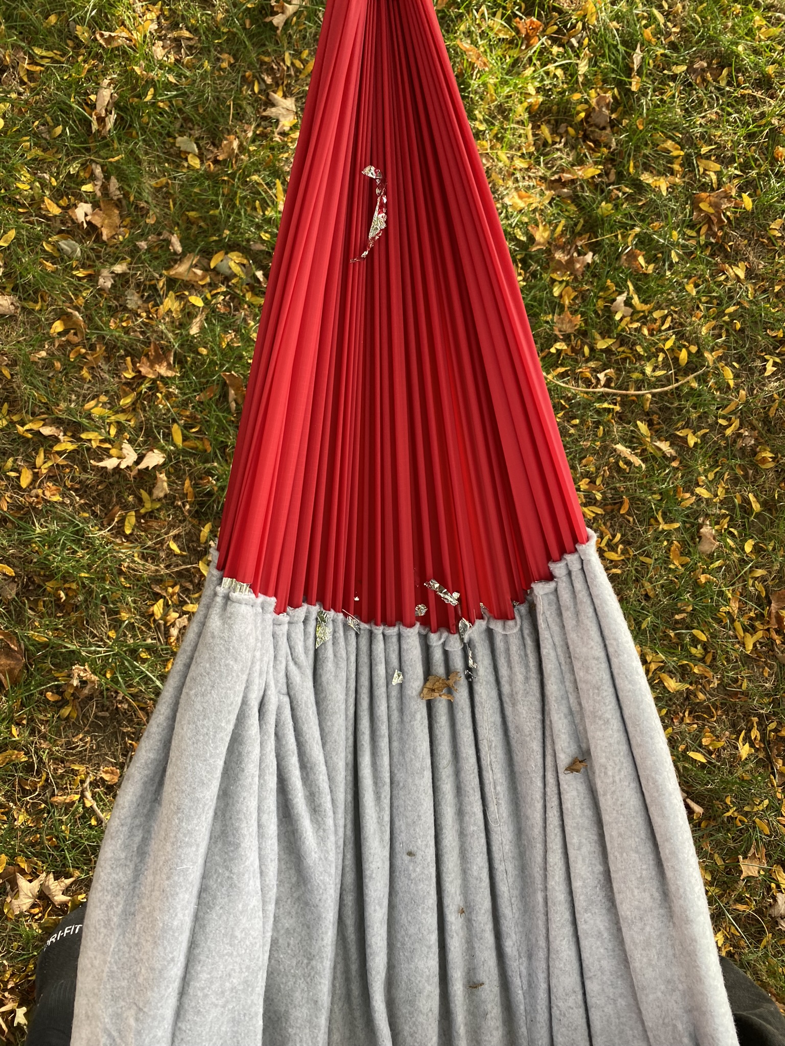 Thermally Insulated Hammock in RI fall